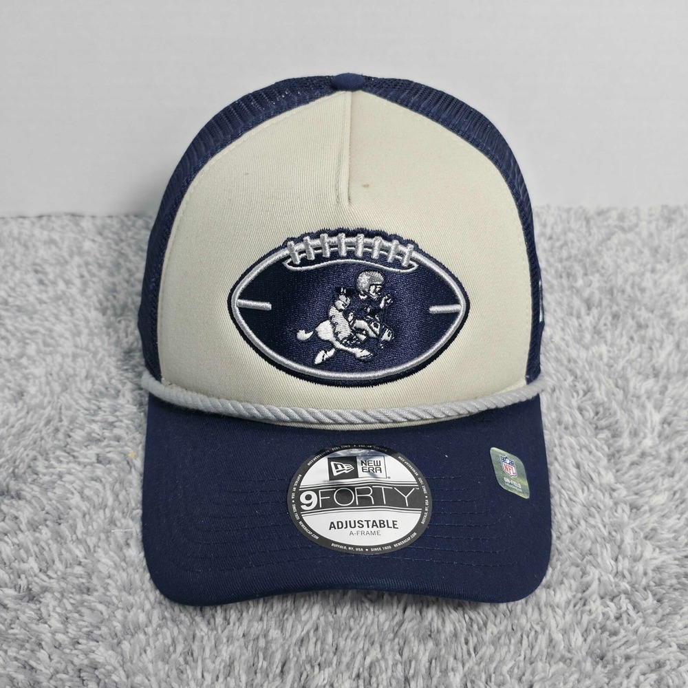 New Era 9FORTY Dallas Cowboys NFL 2024 Sideline Historic Trucker Snapback Hat